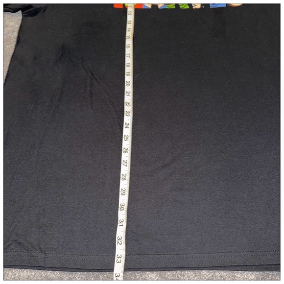 Marvel Black Tee with Colorful Character Graphics - Picture 4 of 6